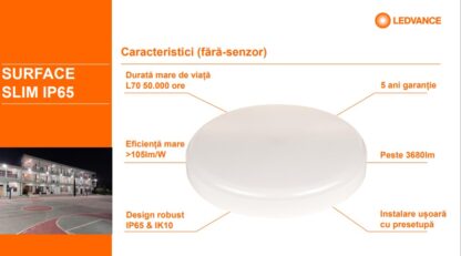 SF SLIM SQ 200 P 19W 840 IP65 EUE LEDV - Image 3