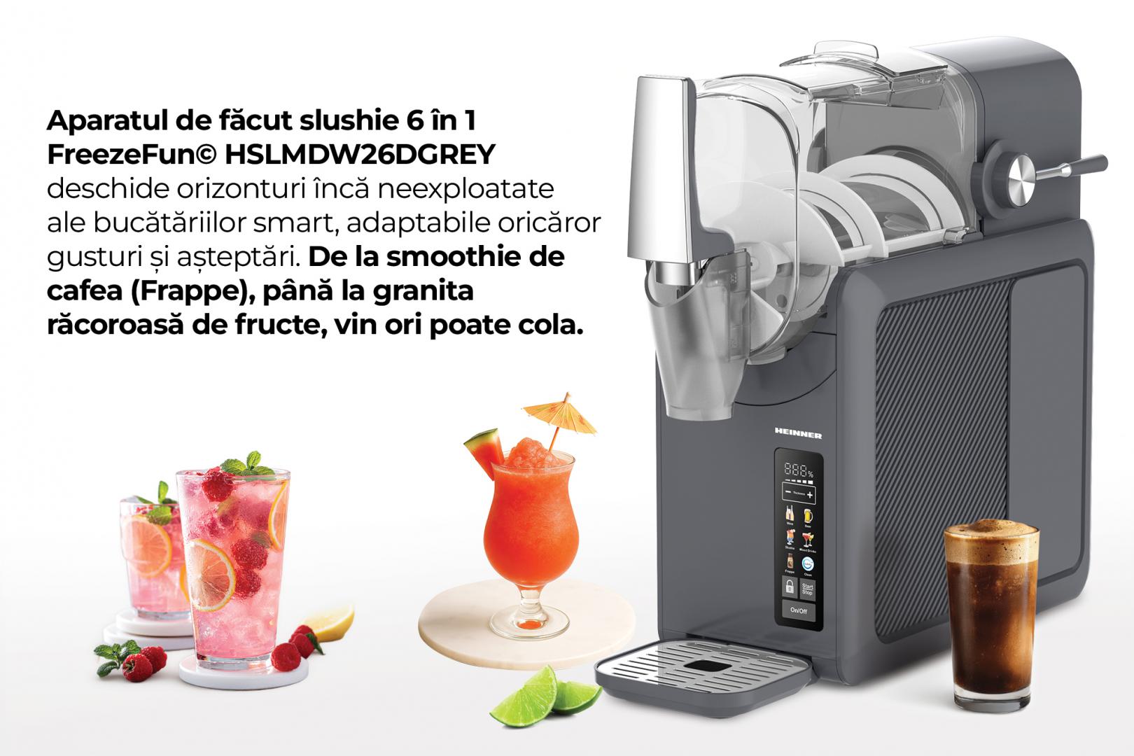 HEINNER FreezeFun HSLM-DW26DGREY 6-IN-1 GRANITE MAKER - Image 11