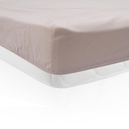 BED SHEET WITH ELASTIC 140X200 CM CREAM