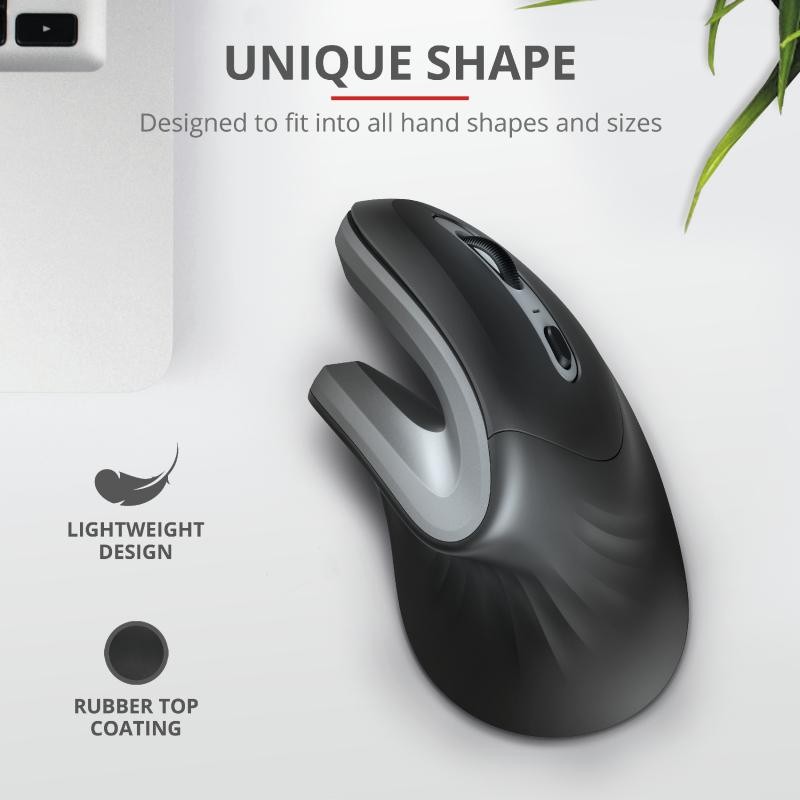 Trust Verro Ergonomic Wireless Mouse - Image 3