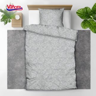 Single cotton bed set, 92 gsm, Paisley