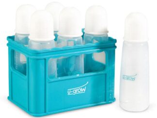 Kit 6 baby bottles 270 ml + dry box