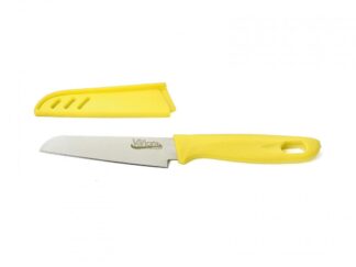 9.5 cm sheath knife, yellow