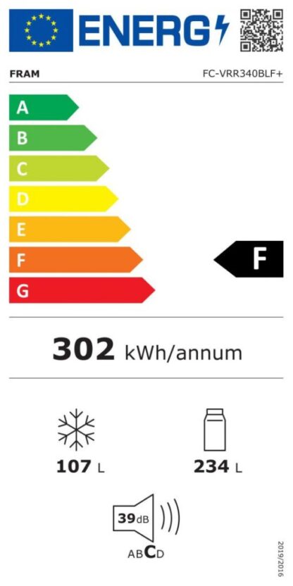 FC-VRR340BLF+ refrigerator FRAM - Image 4