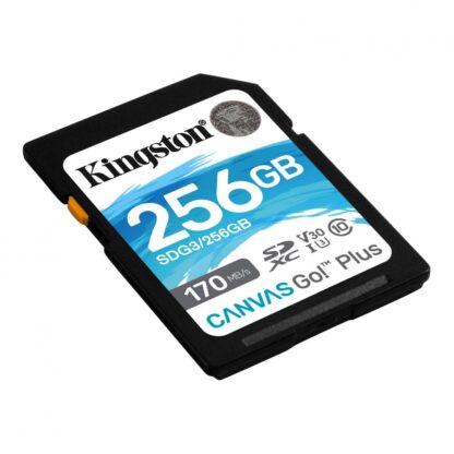 SD CARD Kingston 256GB CL10 UHS-I Canvas GO PLUS