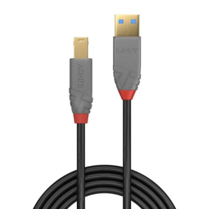 Lindy 5m USB 3.0 Typ A to B Cable, Anthra Line - Image 2