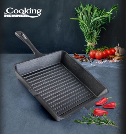 PURE CAST IRON GRILL PANE, 25 X 4.7 CM - Image 3