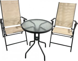 HR SET 2 CHAIRS+TABLE, TEXAS