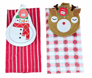 Set 2 piese bucatarie:suport vase,prosop