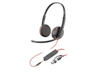 Poly Blackwire 3225 USB-C HS +3.5mmP +USB-C/A
