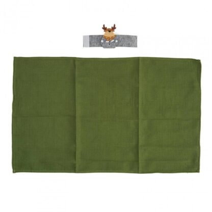 Kitchen towel with napkin ring Craci - Image 5