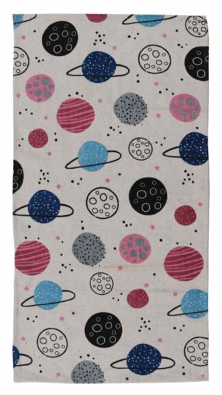 PRINTED CHILDREN'S CARPET PLANETS 90X130 CM