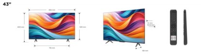 Qled TV 4K 43''(109cm) TCL 43T7B (Model - Image 2