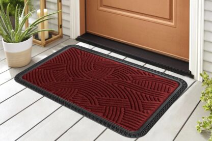 CARPET IN TEXTILE+RUBBER 40X60CM, RED - Image 2