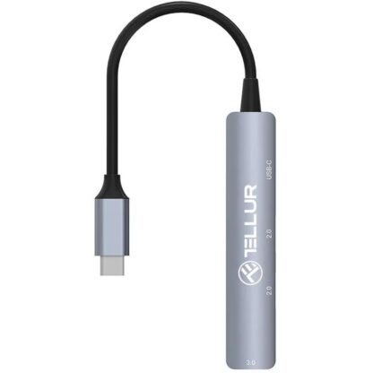 Tellur USB 3.1 hub, 4 ports, gray - Image 3