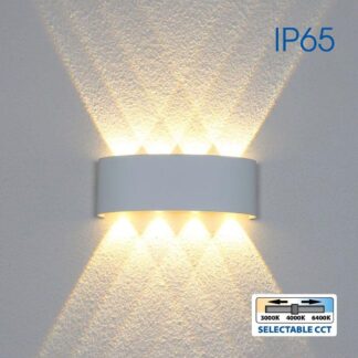 ARUBA LED 8W WH CCT-SWITCH IP65 VIVALUX