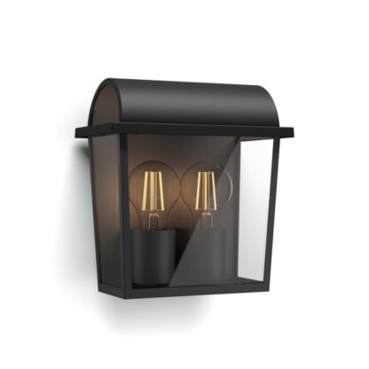 Harvest wall lantern black 2x42W 230V - Image 3
