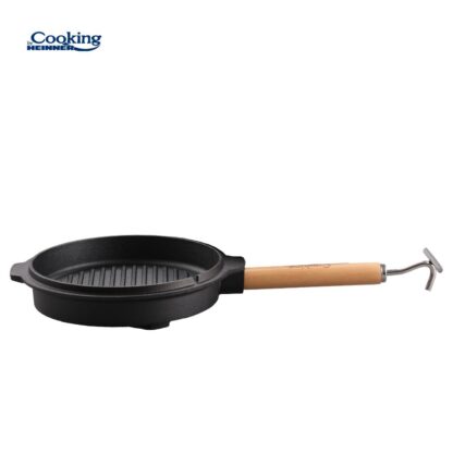 PURE CAST IRON POT+HEAD DIA 25 CM, 4L, NATURAL - Image 6