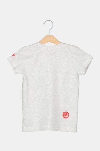 Casual T-shirt Bicycles Family Kids Light Gray-L