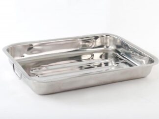 Oven Tray stainless steel 30x24x4.5 CM