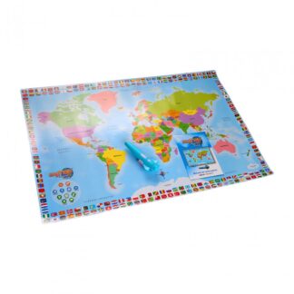 BILINGUAL WORLD MAP INTERACTIVE PEN