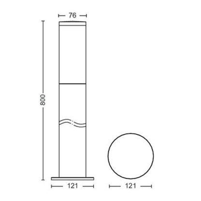 Exterior lighting pole Philips Utrecht - Image 2