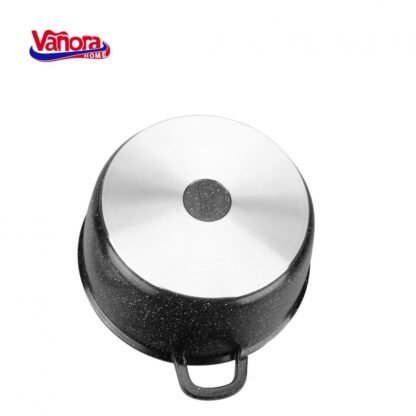 Aluminum half pot 24x11.5CM, 5.2L, CLASSIC - Image 3