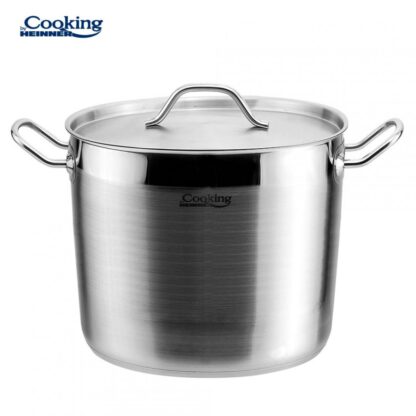 STAINLESS STEEL STOCK POT+LID 22x17 CM, 6.4L, MAESTRO - Image 2