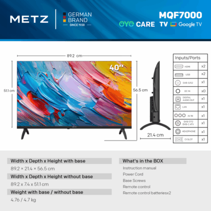 METZ QLED 40MQF7000Z TV - Image 5
