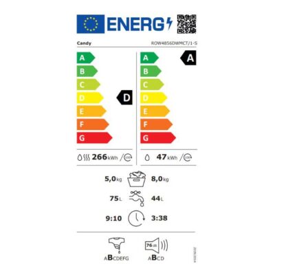 Washing Machine with Dryer Candy ROW4856DWMCT/1-S - Image 4