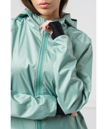 WATERPROOF JACKET F GRANITE GREEN-L - Image 3