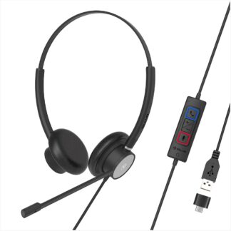 Tellur Voice 320 USB headphones, black