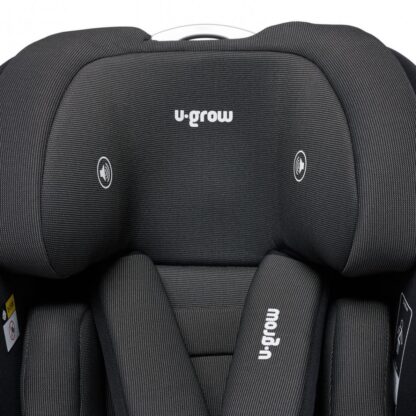 U-Grow car seat, isofix, 76-150 cm, black - Image 11