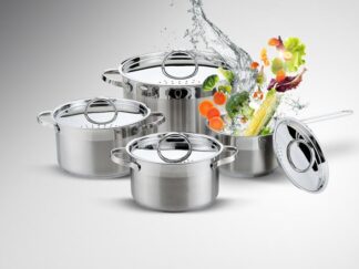 ALEIDA, Cooking Set stainless steel 8 pieces