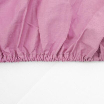 BED SHEET WITH ELASTIC 180X200 CM PINK - Image 3