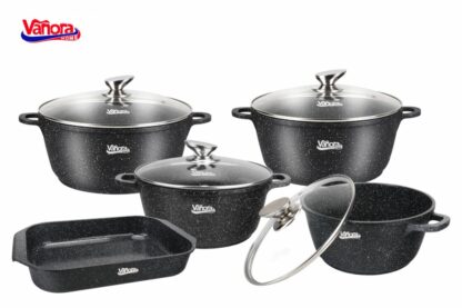 Aluminum half pot 24x11.5CM, 5.2L, CLASSIC - Image 5