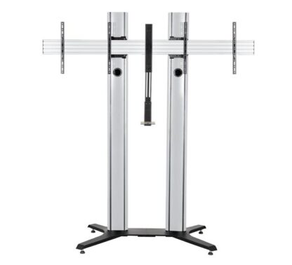 B-Tech double mobile stand 56-65" 2m, black - Image 2