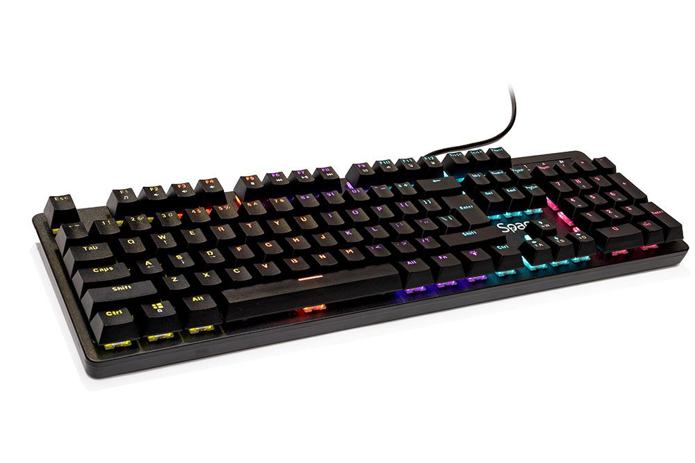 Wired keyboard Spacer SPKBMKWAR EU Supplies