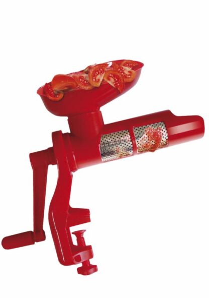 Manual press for fruits and vegetables