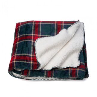 Patura Blanita Carouri Rosu 160x200 cm