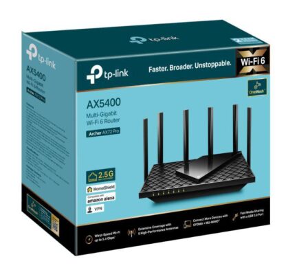 TP-Link WI-FI 6 ROUTER GB AX5400 AX72 PRO - Image 4