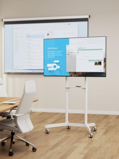 MOBILE TV STAND SERIOUX TV11-46TW WHITE - Image 9
