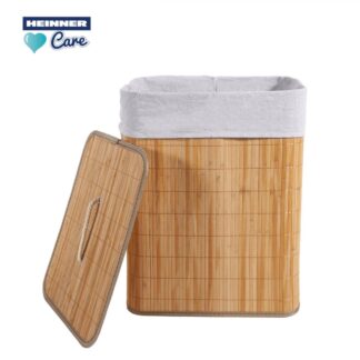 BAMBOO LAUNDRY BASKET STRAIGHT 40x30x60 CM, 70 L