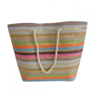Stripes beach bag