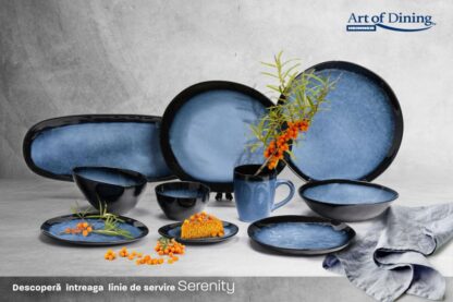 SET OF 6 OVAL CERAMIC BOWL 20 CM, SERENITY - Image 3