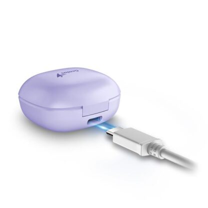 Genius HS-M905BT headphones, TWS, purple - Image 3
