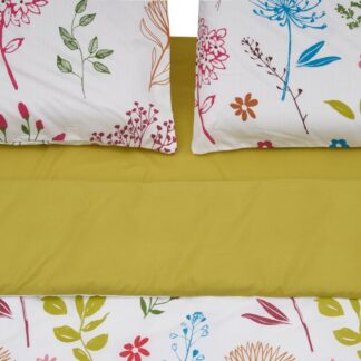 KS MICROFIBER FLOWERS BED LINEN