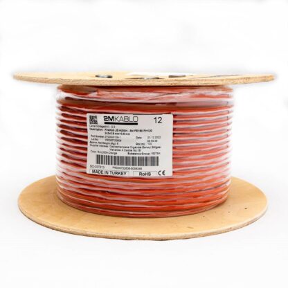 Fire cable JEH(St)H 2x2x0.8mm ORANGE