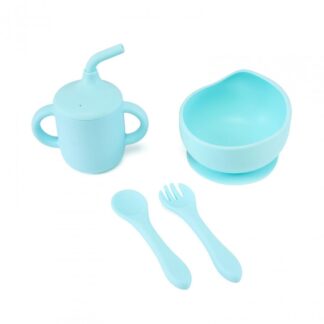 4-piece silicone set, blue