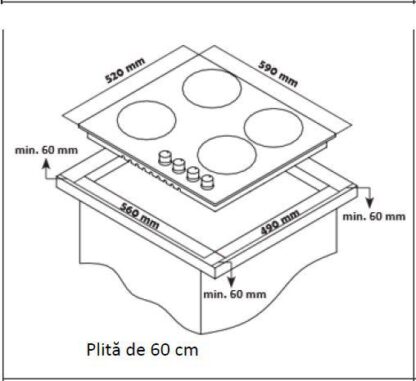 BUILT-IN HOB HEINNER HBH-S584I-IX - Image 2
